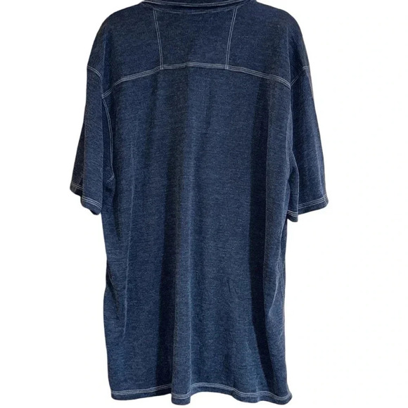 Tommy Bahama Blue Short Sleeve Polo Shirt Size XXL - Picture 4 of 7